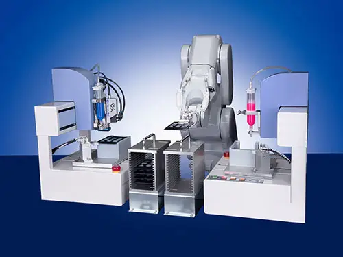 Distribuidor de jato sem contato HM-AeroJet para adesivos hot-melt