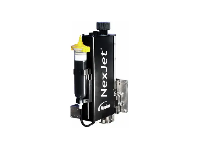 Sistema de distribuição de jato ASYMTEK NexJet NJ-8 com cartuchos de jato ReadiSet.