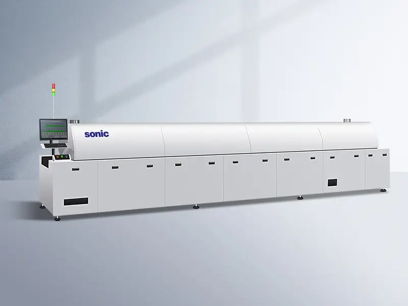 Equipamento de solda por refluxo de ar quente sem chumbo série K